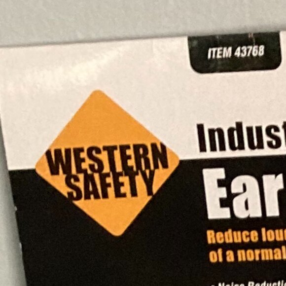 Western Safety Industrial Ear Muffs Ear Protection Noise Reduction NIP - Picture 9 of 9